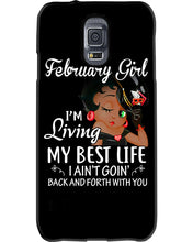 Load image into Gallery viewer, Betty Boop February Girl Living My Best Life Birthday Meaningful Gift Phone case