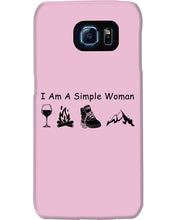 Load image into Gallery viewer, Simple Woman Loves Wine Camping Shoes And Climbing Phone case