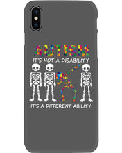 Load image into Gallery viewer, Autism It's A Different Ability Gift For Autism People Phone case