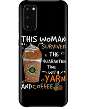 Load image into Gallery viewer, The Quarantine Time With Yarn And Coffee Gift For Women Phone case