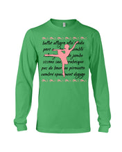 Load image into Gallery viewer, Ballet Words Pink Pattern Gift For Ballet Dancer Unisex Long Sleeve
