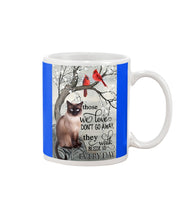 Load image into Gallery viewer, Siamese Cat Red Cardinals Those We Love Mug