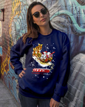Load image into Gallery viewer, Baseball Xmas Sleigh Loading Gift For Baseball Lovers Sweatshirt