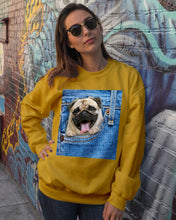 Load image into Gallery viewer, baby Pug In Denim Pocket Gift For Dog Lovers Sweatshirt