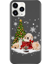 Load image into Gallery viewer, Funny Golden Retrievers Sleep In Red Boots Gift For Dog Lovers Phone case