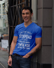 Load image into Gallery viewer, I'm The Best Stepdad Gift For Family Guys V-Neck