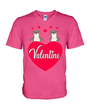 Load image into Gallery viewer, Couple Otter Valentine's Day Gift For Otter Lovers Guys V-Neck