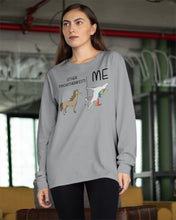Load image into Gallery viewer, Funny Difference Between Me And Other Psychotherapists Unicorn And Horse Unisex Long Sleeve