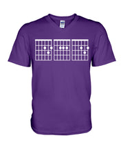 Load image into Gallery viewer, Vintage Funny Guitar Chords Custom Gift For Guitar Lovers Guys V-Neck