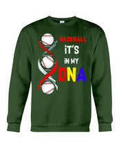 Load image into Gallery viewer, Baseball Be My DNA Gift For Sport Lovers Sweatshirt