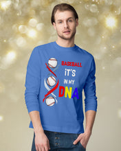 Load image into Gallery viewer, Baseball Be My DNA Gift For Sport Lovers Unisex Long Sleeve