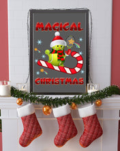 Load image into Gallery viewer, Tennis Players Magical Christmas Snowman Gift For Women Vertical Poster