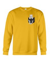 Load image into Gallery viewer, Cat In Your Front Pocket Great Gift For Cat Lovers Sweatshirt