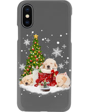 Load image into Gallery viewer, Funny Golden Retrievers Sleep In Red Boots Gift For Dog Lovers Phone case