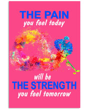 Load image into Gallery viewer, The Pain You Feel Today Will Be The Strength Gift For Women Vertical Poster
