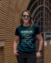 Load image into Gallery viewer, December Girl I Have Three Sides Birthday Gift For Women Ladies Tee