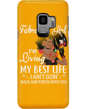 Load image into Gallery viewer, Betty Boop February Girl Living My Best Life Birthday Meaningful Gift Phone case