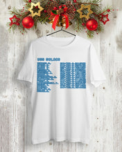 Load image into Gallery viewer, Pinpoint The Location In The Space Blue Guys Tee
