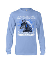 Load image into Gallery viewer, Life Is Full Of Disappointment And I Added You To The List Unisex Long Sleeve