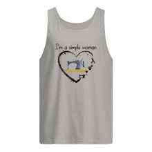 Load image into Gallery viewer, Sewing I'm A Simple Woman Gift For Women Unisex Tank Top