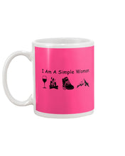 Load image into Gallery viewer, Simple Woman Loves Wine Camping Shoes And Climbing Mug