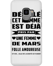 Load image into Gallery viewer, Désolé Cet Homme Est Déjà Pris Par Une Femme De Mars Birthday Gift Phone case