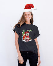 Load image into Gallery viewer, Cute Westie Christmas Night Gift For Dog Lovers Guys Tee