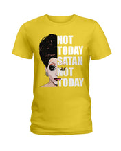 Load image into Gallery viewer, Not Today Satan Not Today Gift For Women Ladies Tee