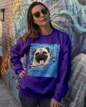 Load image into Gallery viewer, baby Pug In Denim Pocket Gift For Dog Lovers Sweatshirt
