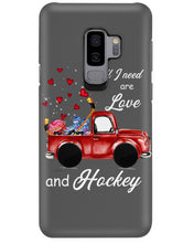 Load image into Gallery viewer, All I Need Are Love And Hockey Gift For Hockey Players Phone case