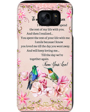 Load image into Gallery viewer, Til The Day We're Together Humming Birds Phone case