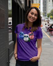 Load image into Gallery viewer, Lovely Phone Case Three Owl With US Flag Gift For Owl Lovers Ladies Tee