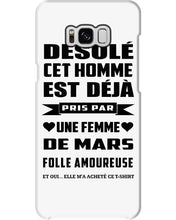 Load image into Gallery viewer, Désolé Cet Homme Est Déjà Pris Par Une Femme De Mars Birthday Gift Phone case