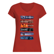 Load image into Gallery viewer, Attack Of The Clones A New Hope Ladies V-Neck