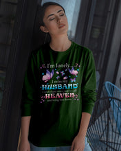 Load image into Gallery viewer, I'm Lonely I Miss My Husband Butterfly Gift For Lover Unisex Long Sleeve
