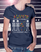 Load image into Gallery viewer, Autism It's A Different Ability Gift For Autism People Ladies Tee