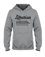 Load image into Gallery viewer, Librarian Keeper Of Books Guardian Of Knowledge Custom Gift For Librarian Hoodie