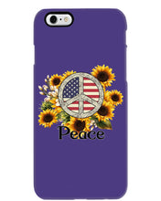 Load image into Gallery viewer, Peace Sign Sunflower Birthday Gift For Girls Phone case
