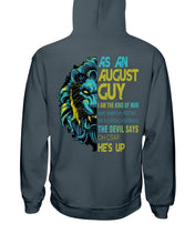 Load image into Gallery viewer, As An August I Am The Kind Of Man Lion Birthday Gift Hoodie