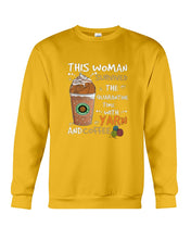 Load image into Gallery viewer, The Quarantine Time With Yarn And Coffee Gift For Women Sweatshirt