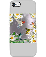 Load image into Gallery viewer, Hummingbird With English Daisy Gift For Birds Lovers Phone case