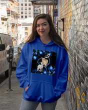 Load image into Gallery viewer, Lovely Phone Case Twinkling Blue Heart Gift For Goat Lovers Hoodie