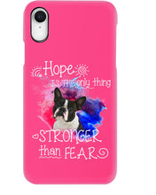 Load image into Gallery viewer, ln Boston Terrier Hope Is The Only Thing Gift For Dog Lovers Phone case