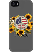 Load image into Gallery viewer, Peace Sign Sunflower Birthday Gift For Girls Phone case