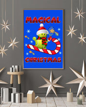 Load image into Gallery viewer, Tennis Players Magical Christmas Snowman Gift For Women Vertical Poster