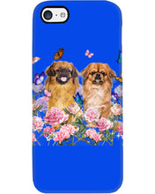 Load image into Gallery viewer, Pekingese With Peonies Gift For Dog Lovers Phone case