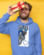 Load image into Gallery viewer, Magical Gray Couple African Parrot Gift For Bird Lovers Hoodie