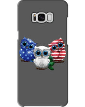 Load image into Gallery viewer, Lovely Phone Case Three Owl With US Flag Gift For Owl Lovers Phone case