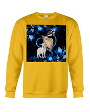 Load image into Gallery viewer, Lovely Phone Case Twinkling Blue Heart Gift For Goat Lovers Sweatshirt
