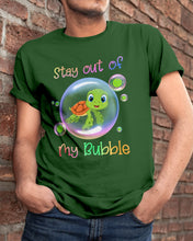 Load image into Gallery viewer, Vintage Funny Stay Out Of My Bubble Gift For Turtle Lovers Guys Tee